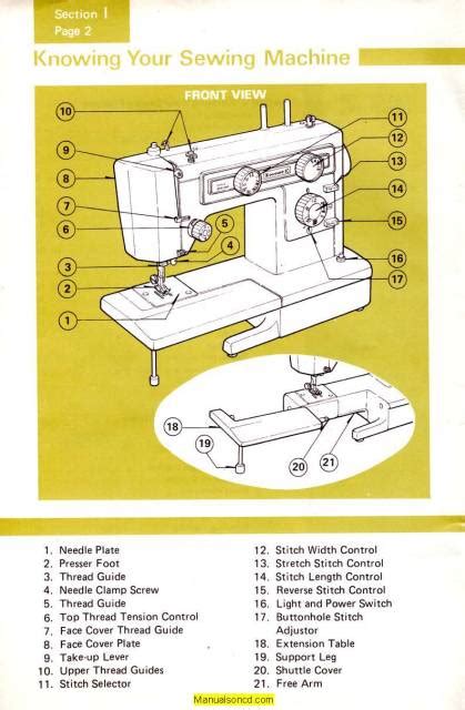 manual for kenmore sewing machine|kenmore sewing machine repair manual.